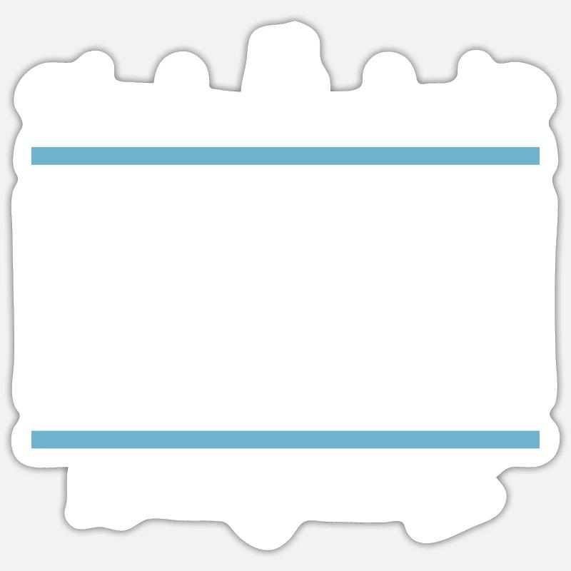 Eliah - Sticker size S (10 x 10 cm) - white matte