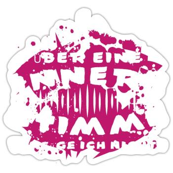Innere Stimme - Sticker Größe S (10 x 10 cm) - Mattweiß - Vorne