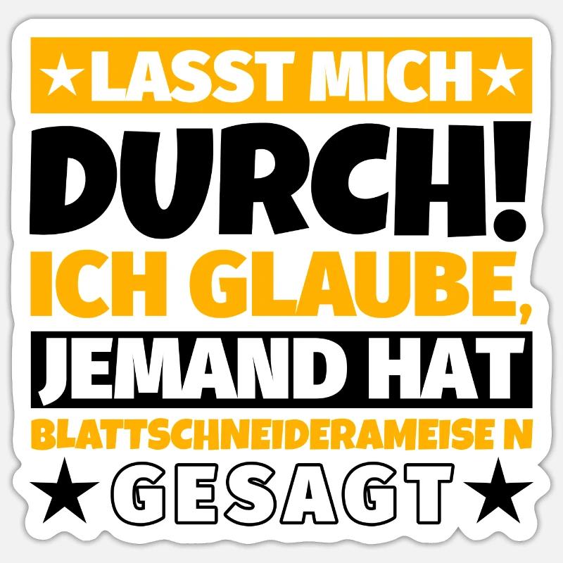 Sticker Größe S (10 x 10 cm) - 