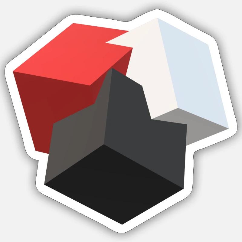 Germany - Sticker Größe S (10 x 10 cm) - Mattweiß
