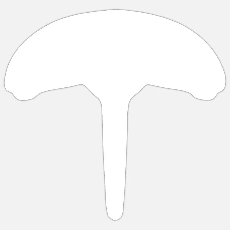 Row - Sticker size S (10 x 10 cm) - white matte