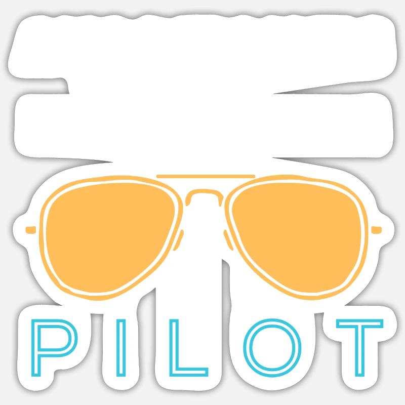 Pilot Sticker Größe S (10 x 10 cm)