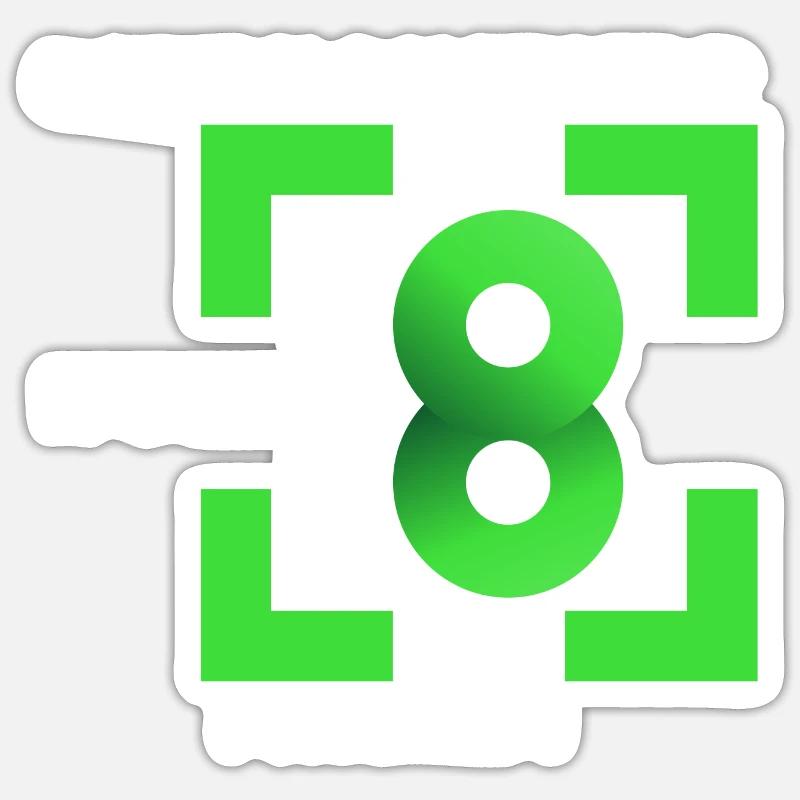 Sorry in cant help, its a layer 8 problem (green) - Sticker Größe S (10 x 10 cm) - Mattweiß