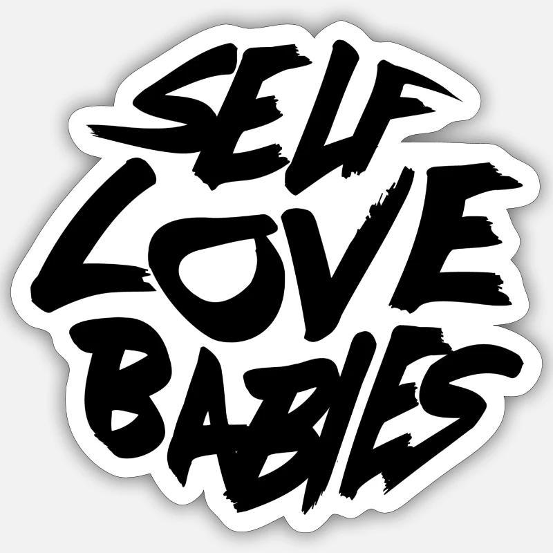 SELBSTLIEBE BABYS Sticker Größe S (10 x 10 cm)