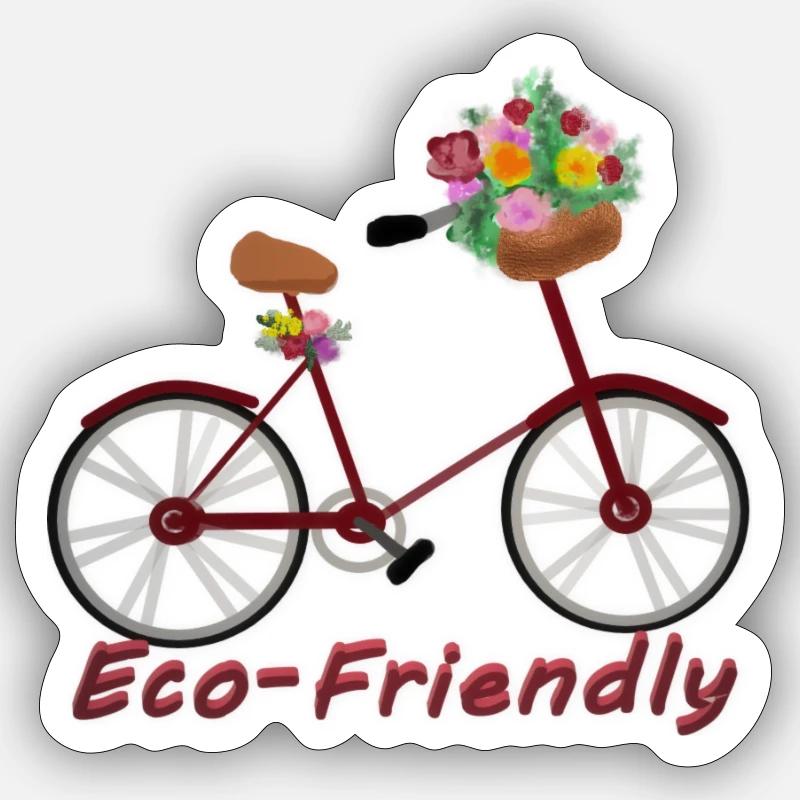 environmentally friendly Sticker size S (10 x 10 cm)
