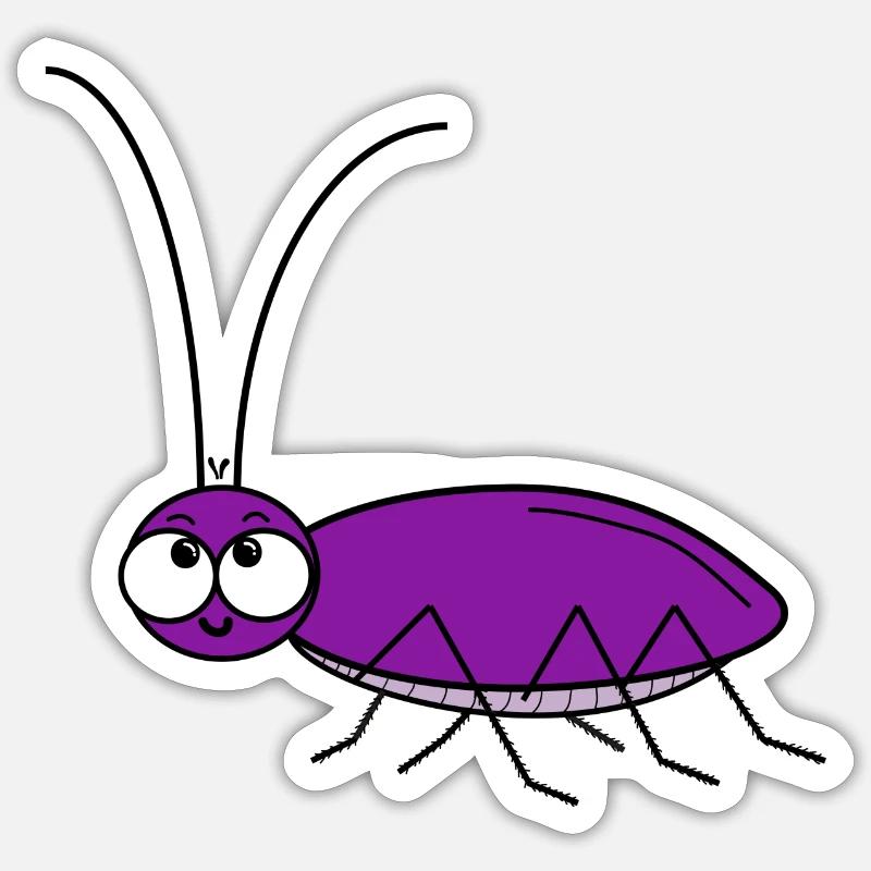 Cafard Sticker taille S (10 x 10 cm)