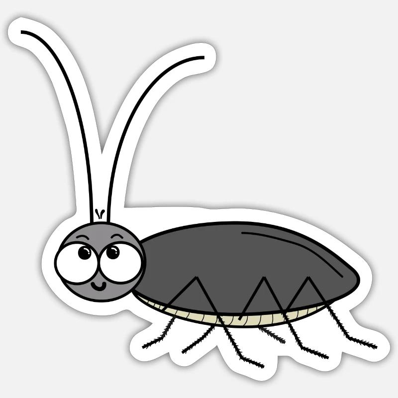 Cockroach Sticker size S (10 x 10 cm)