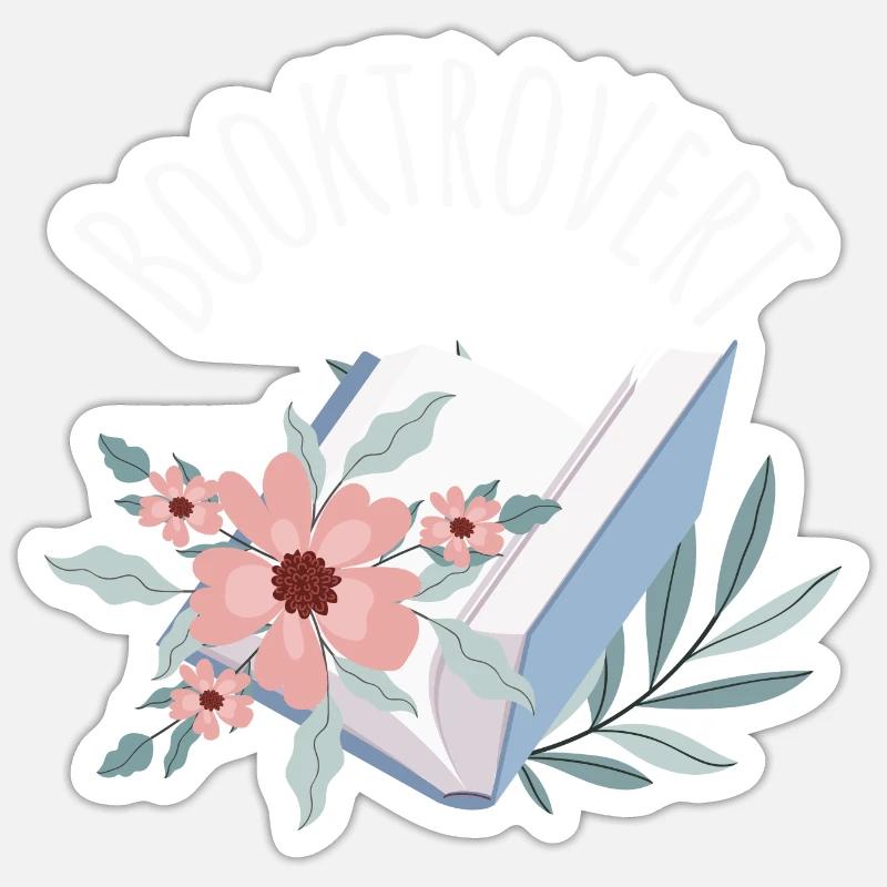 Bücher Sticker Größe S (10 x 10 cm)