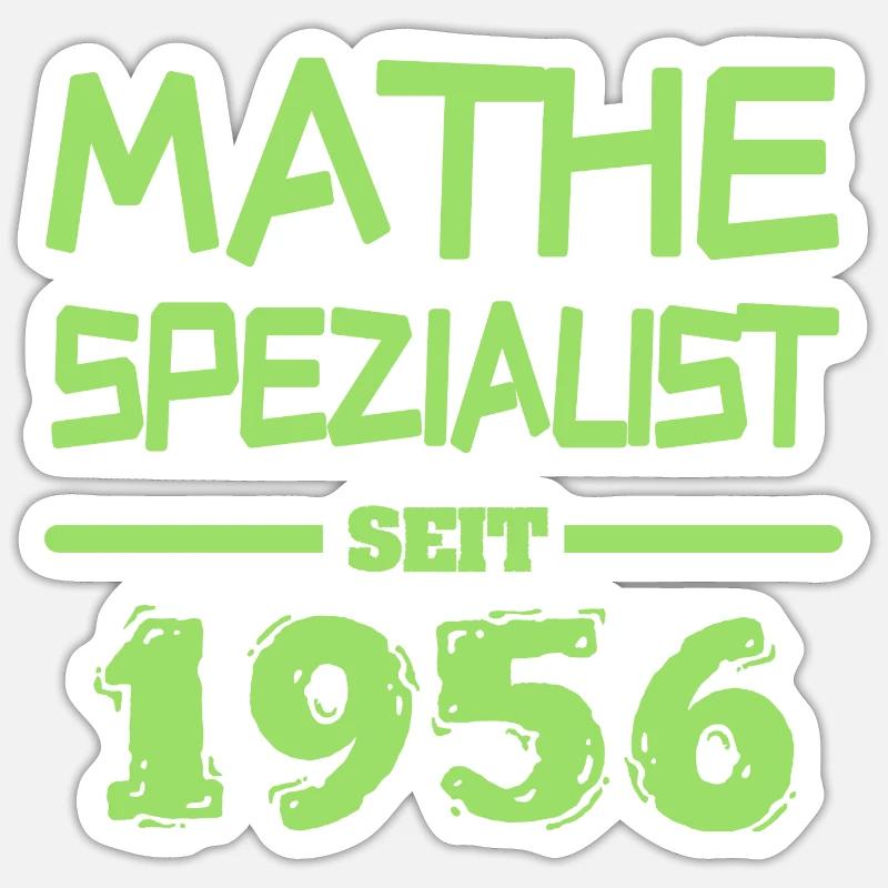 Witzig 1956 - Sticker Größe S (10 x 10 cm) - Mattweiß