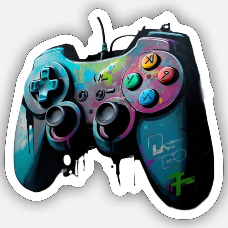 Game On Controller Sticker Größe S (10 x 10 cm)