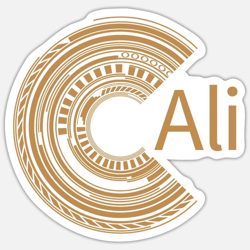 For Ali Sticker size S (10 x 10 cm)