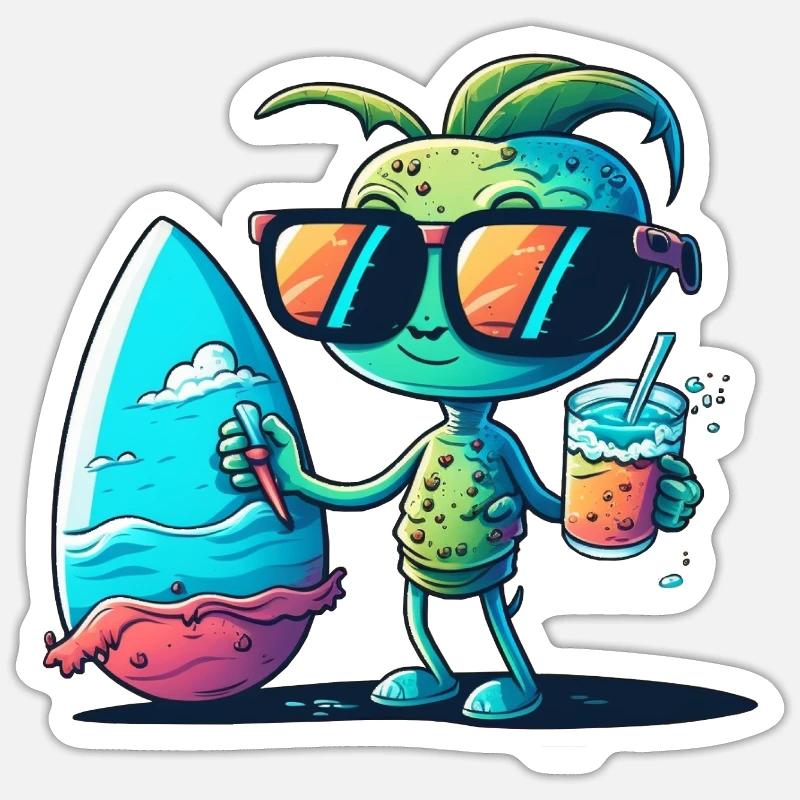 Sticker taille S (10 x 10 cm) - 