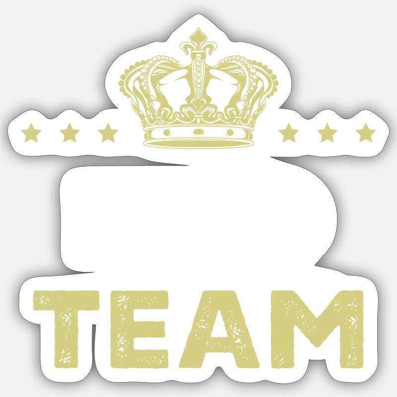 Bbq Team - Sticker Größe S (10 x 10 cm) - Mattweiß