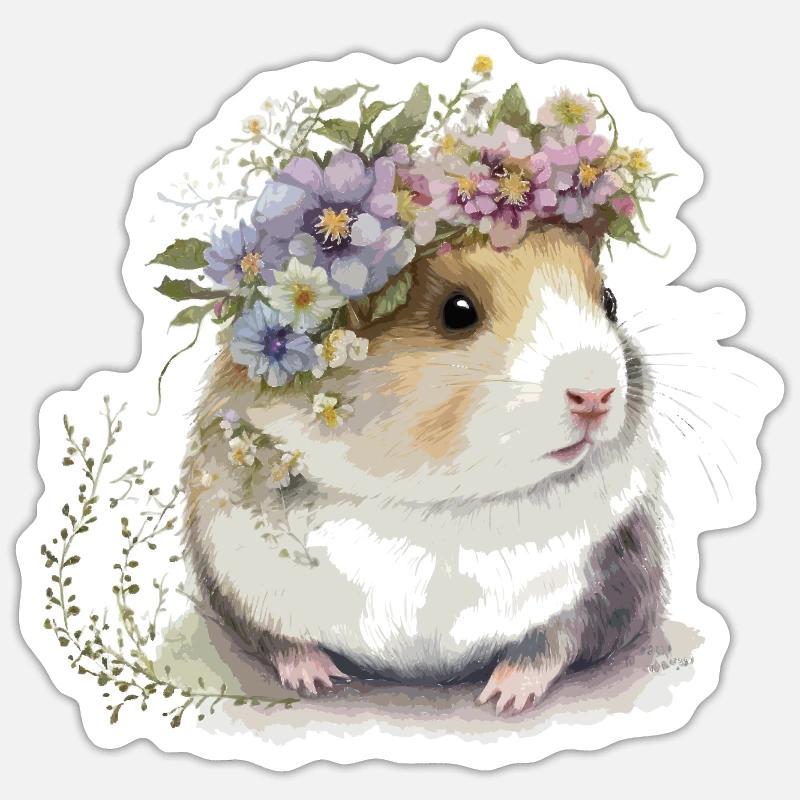 Guinea pig Sticker size S (10 x 10 cm)
