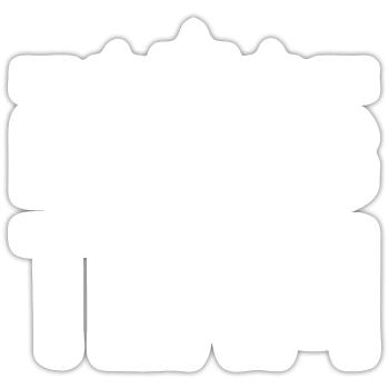 Équipe de bowling Mannschaft - Sticker taille S (10 x 10 cm) - blanc mat - Devant