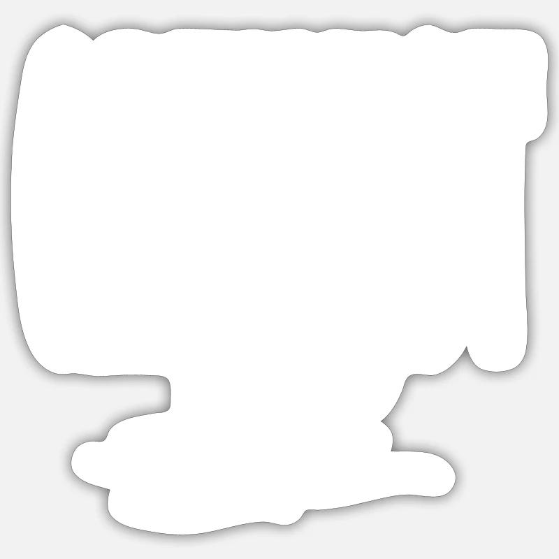 Optimiste Sticker taille S (10 x 10 cm)