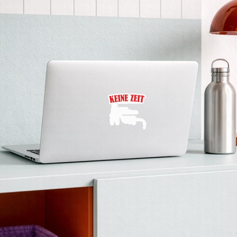 Keine Zeit Informatiker Programmierer Computer Sticker Größe S (10 x 10 cm)