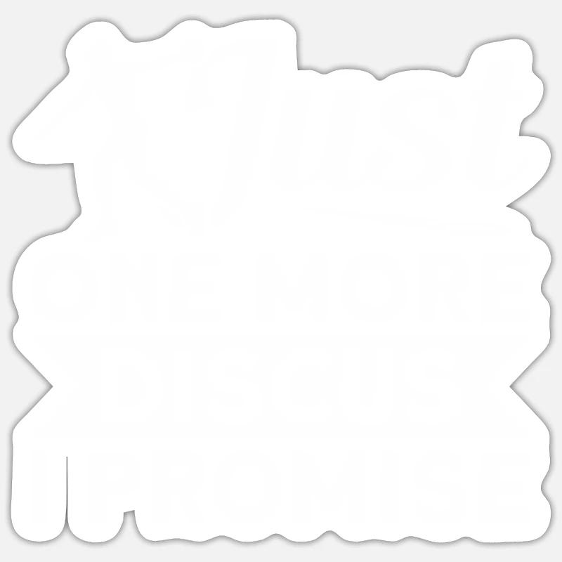 Diskuswurf Diskuswerfer Leichtathletik Diskus Sticker Größe S (10 x 10 cm)