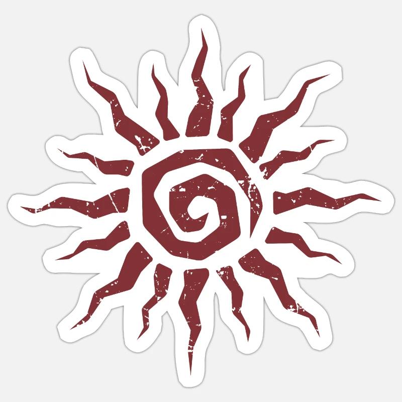 Sun Sticker size S (10 x 10 cm)