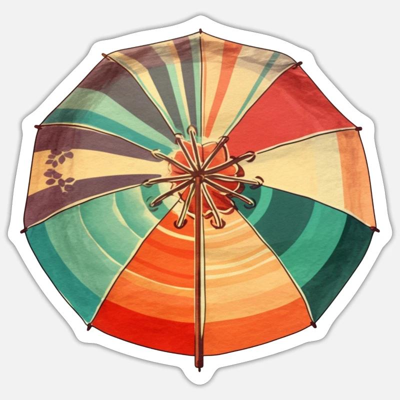 Parasol Sticker taille S (10 x 10 cm)