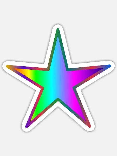 STERN. STERNE. STERN. FEST. JAHRESTAG. WEIHNACHTEN - Sticker Größe S (10 x 10 cm) - Mattweiß