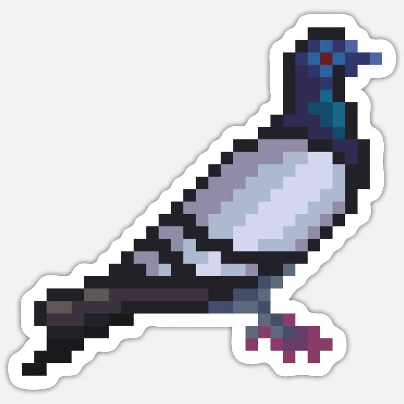 Vogel Sticker Größe S (10 x 10 cm)