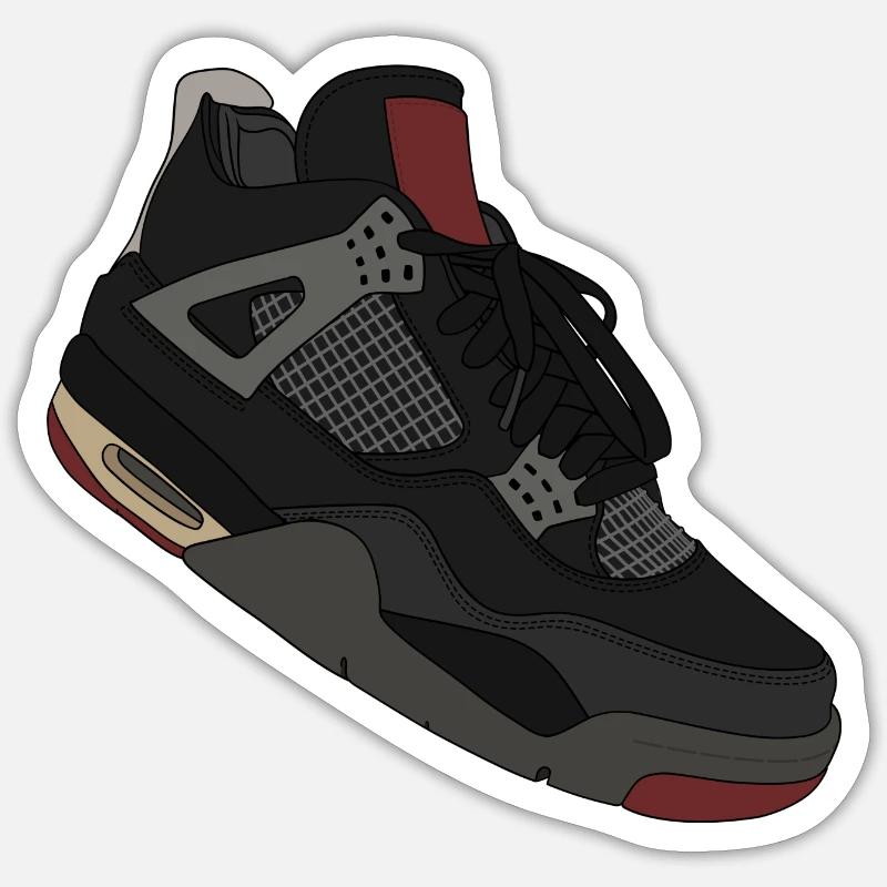 Turnschuhe Sticker Größe S (10 x 10 cm)