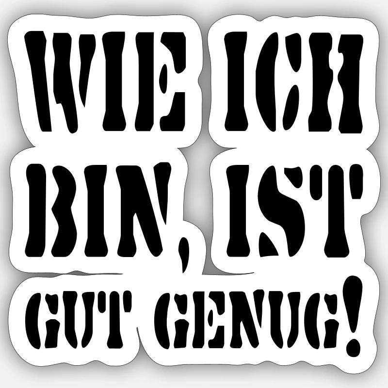 Sticker Größe S (10 x 10 cm) - 