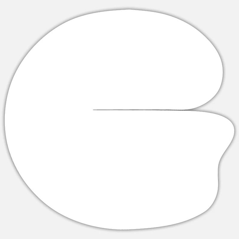 Letter g - Sticker size S (10 x 10 cm) - white matte