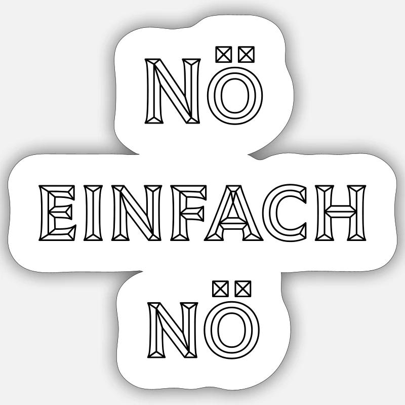 Sticker Größe S (10 x 10 cm) - 