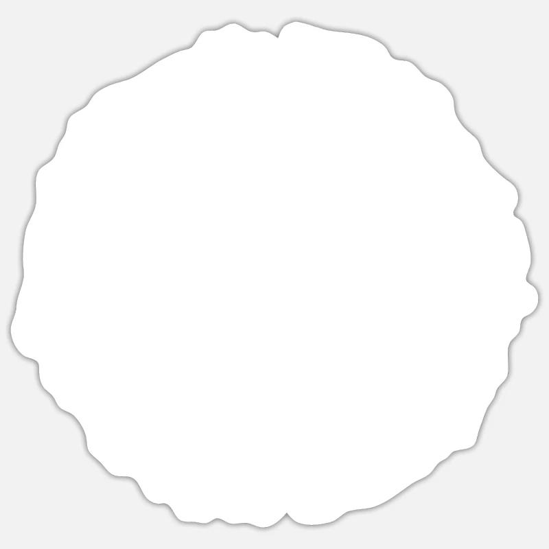 Man Melvin - Sticker size S (10 x 10 cm) - white matte