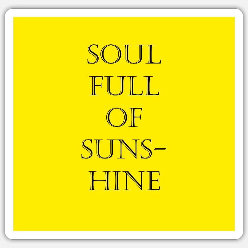 Sun - Sticker Größe S (10 x 10 cm) - Mattweiß