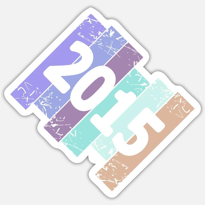 Grufti 2015 - Sticker size S (10 x 10 cm) - white matte