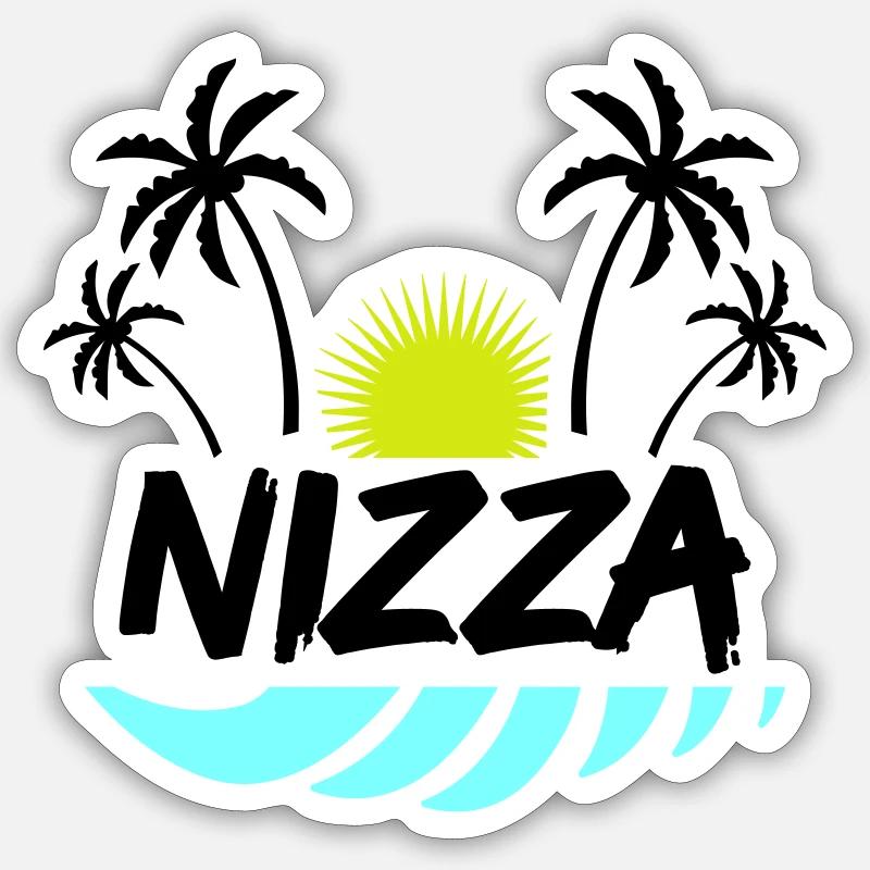 Gentil - Sticker taille S (10 x 10 cm) - blanc mat