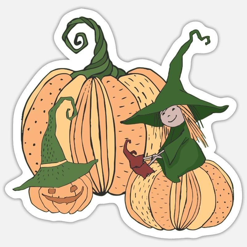 Halloween Sticker Größe S (10 x 10 cm)