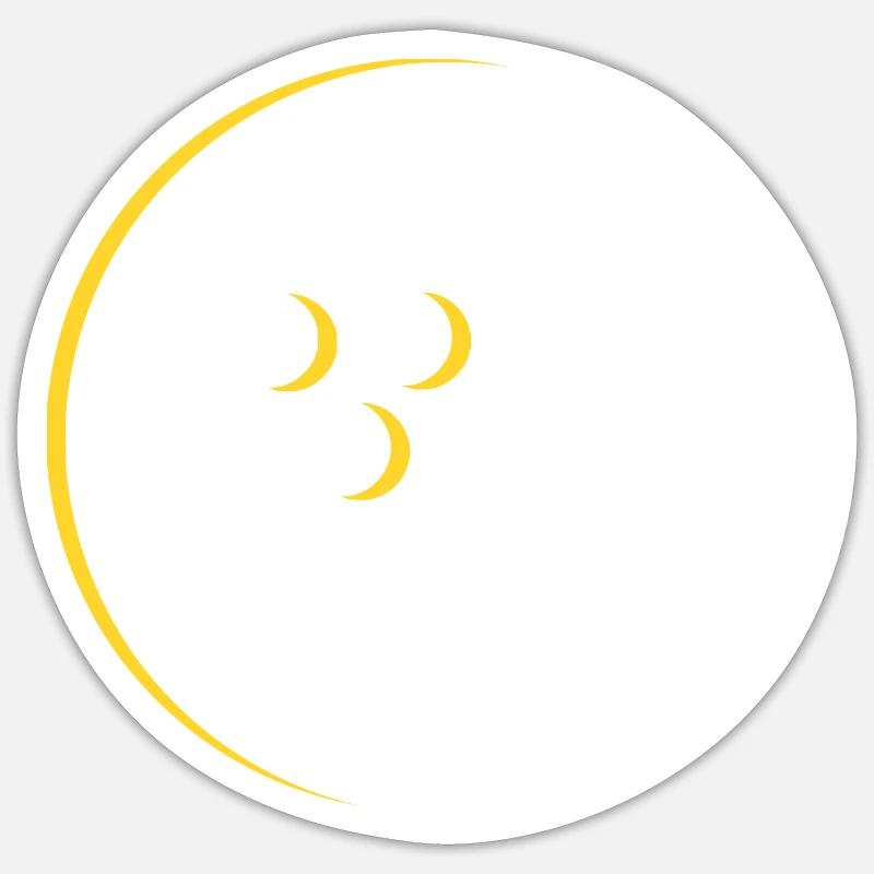 Bowling Ball, Bowling - Sticker size S (10 x 10 cm) - white matte