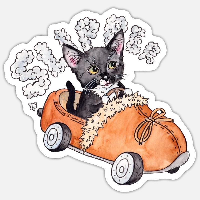 Speeding Slipper Sticker size S (10 x 10 cm)