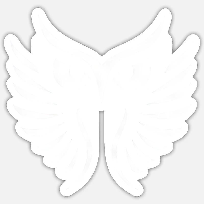 Hibou moderne : art abstrait et minimaliste Sticker taille S (10 x 10 cm)