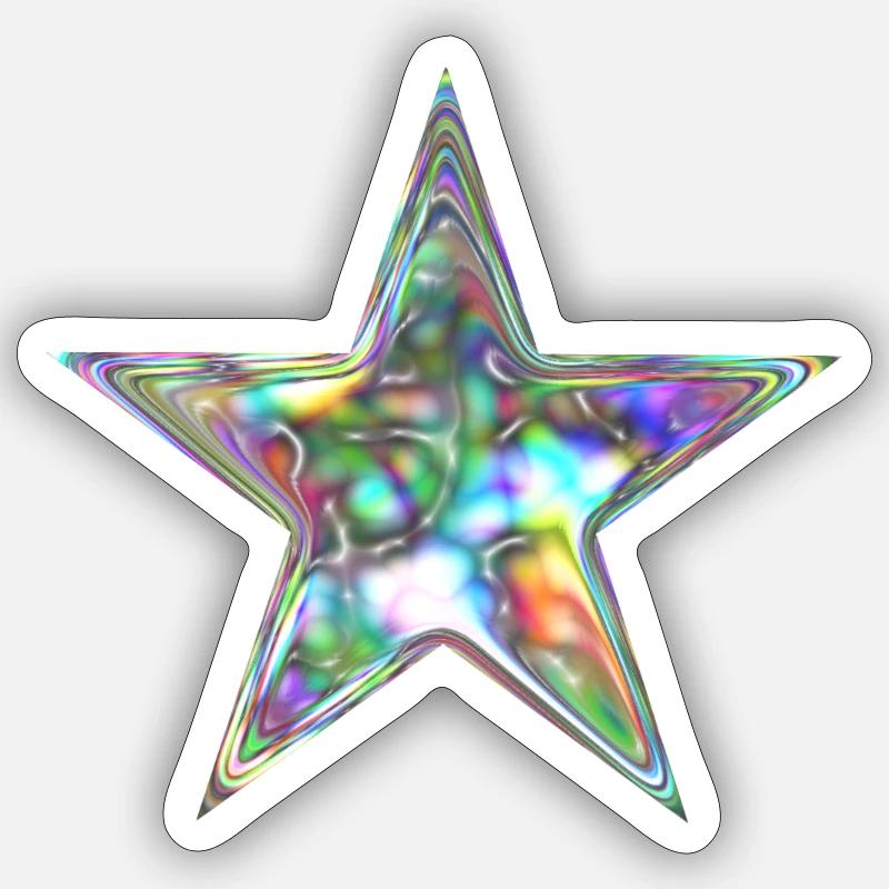 Stern Sticker Größe S (10 x 10 cm)