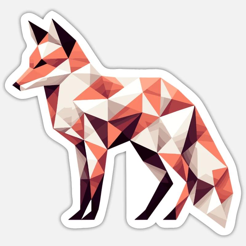 fox // fox Sticker size S (10 x 10 cm)