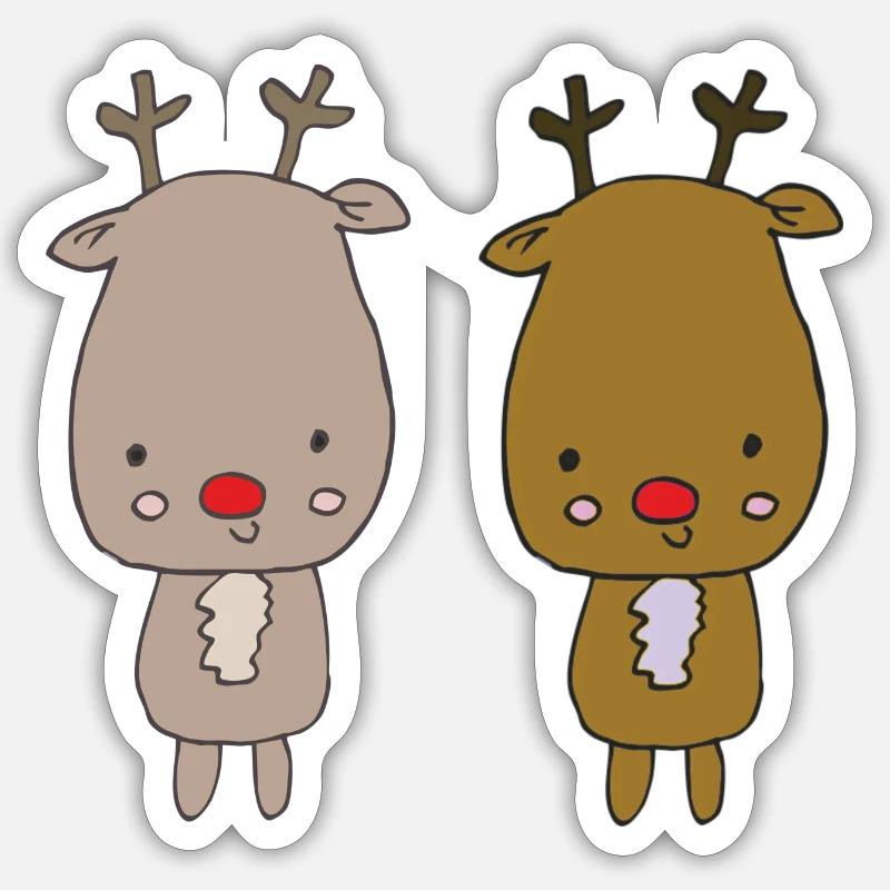 Amis de l’orignal Sticker taille S (10 x 10 cm)