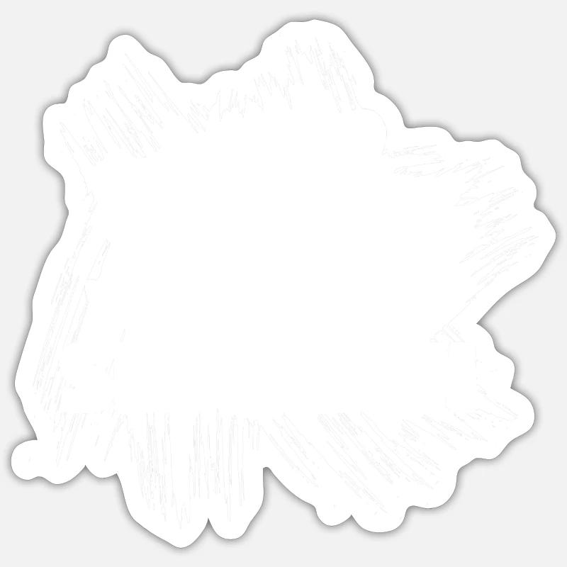 Alpine skiing Sticker size S (10 x 10 cm)