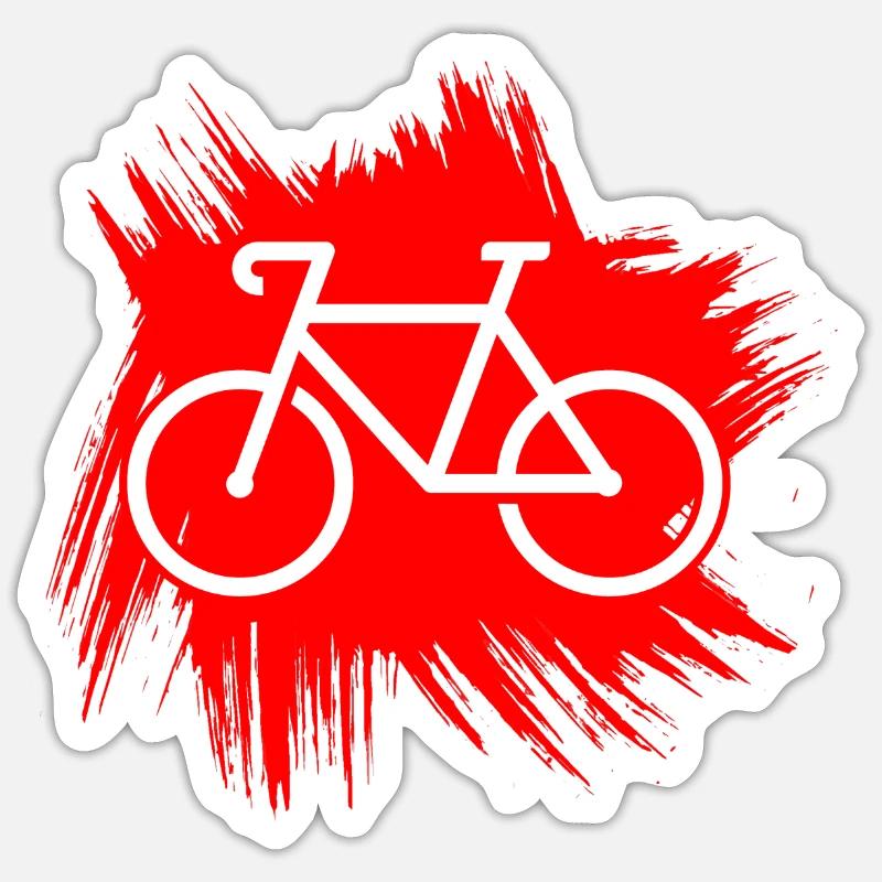 Fahrrad Fixie Sticker Größe S (10 x 10 cm)