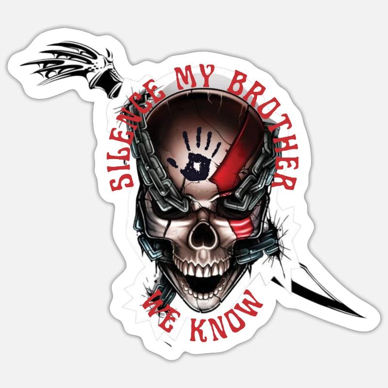 Dunkle Bruderschaft Sticker Größe S (10 x 10 cm)