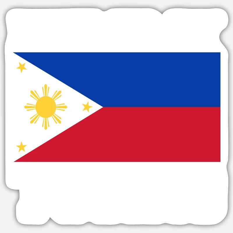Filipina - Sticker Größe S (10 x 10 cm) - Mattweiß
