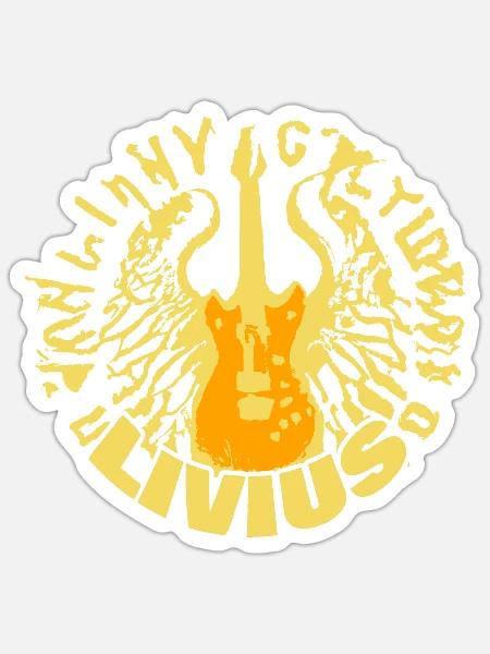 Geschenk für Livius - Sticker Größe S (10 x 10 cm) - Mattweiß