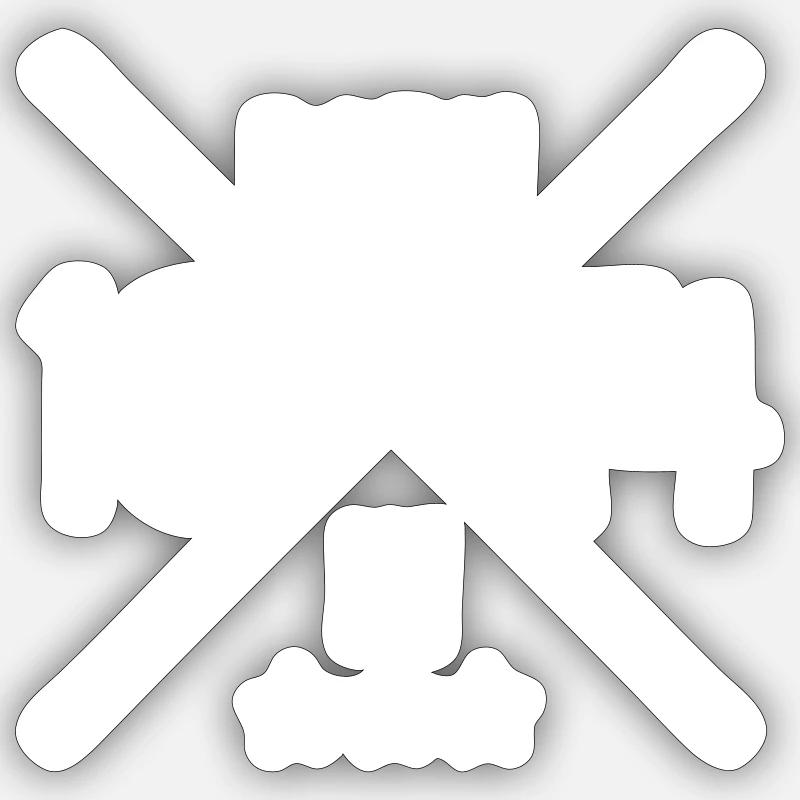Sticker taille S (10 x 10 cm) - 