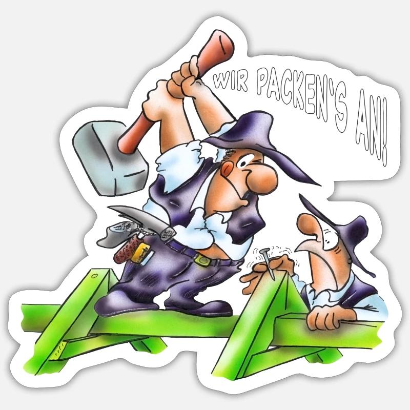 Sticker Größe S (10 x 10 cm) - 