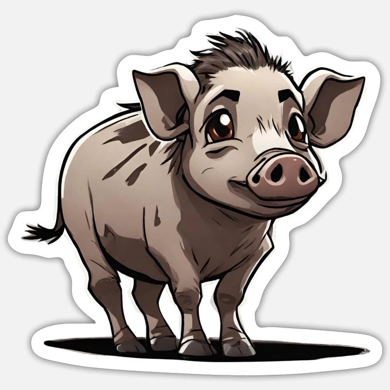 Warthog Sticker size S (10 x 10 cm)
