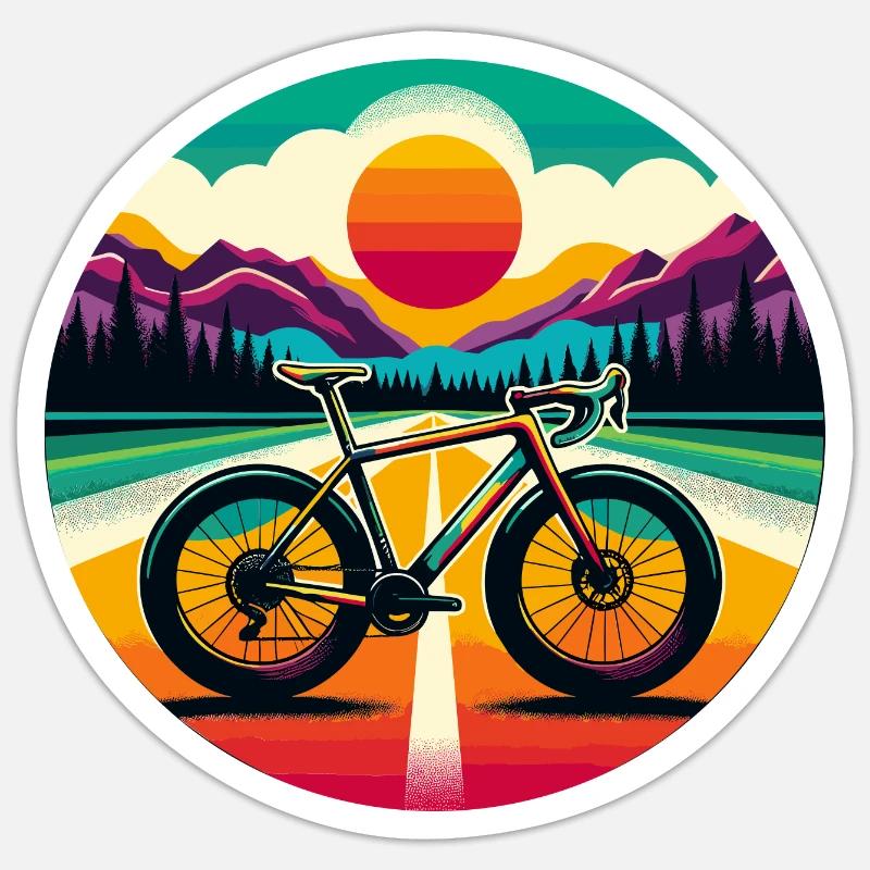 Kies Retro Design - Sticker Größe S (10 x 10 cm) - Mattweiß